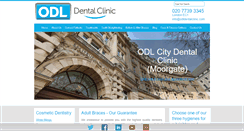 Desktop Screenshot of odldentalclinic.com